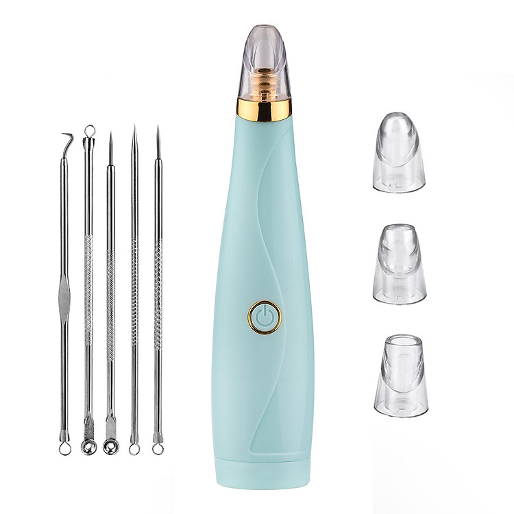 Blackhead Remover Pore Vacuum Pimple Extractor with Curved Blackhead Needle Kit Acne Removal Kit