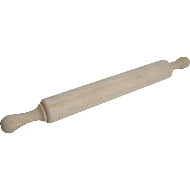 Cây Cán Bột Bằng Gỗ Có Tay Cầm 60Cm Lacor 68154