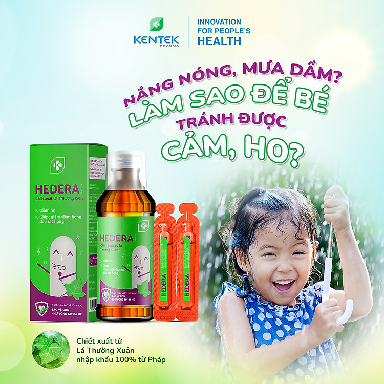 Nơi mua Siro ho thảo dược cho trẻ HEDERA Chính hãng Giá rẻ - Hình ảnh 3