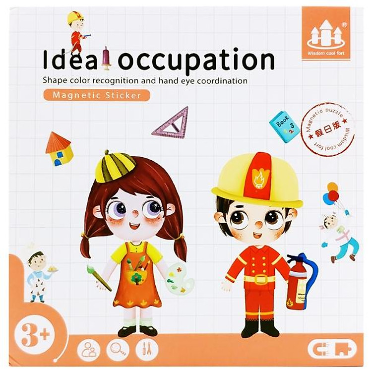 Mua tại Tiki: Đồ Chơi Ghép Hình Nam Châm Nghề Nghiệp Chính hãng Tiết kiệm