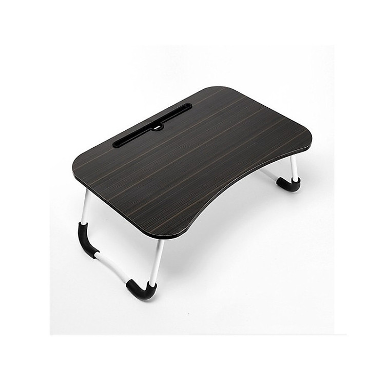 Bàn học gấp gọn thông minh có khe cắm ipad - Đen