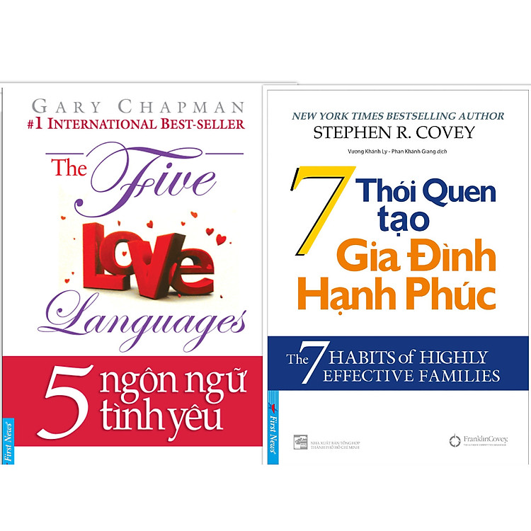 COMBO Thấu Hiểu (5 ngôn ngữ tình yêu + 7 thói quen tạo gia đình hạnh phúc) Tái bản 2020
