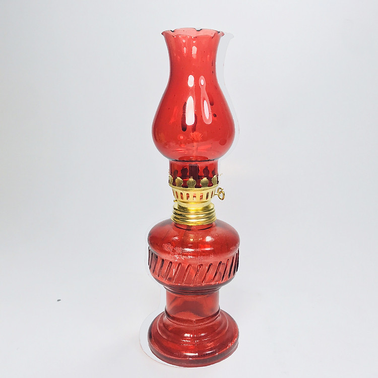 Đèn dầu thờ cúng đỏ đèn để bàn thờ, đèn thờ phật, đèn hoa sen
