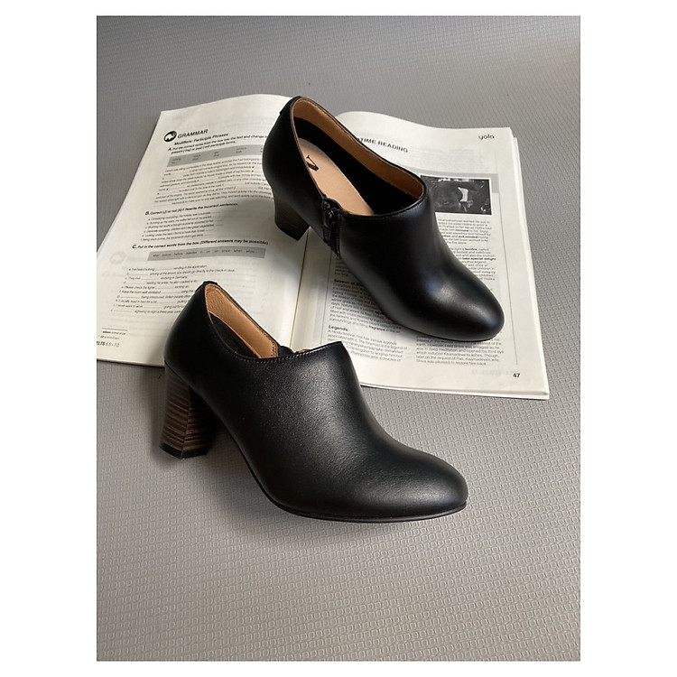 GIÀY BOOT LỠ CỔ MVLC5P ĐEN