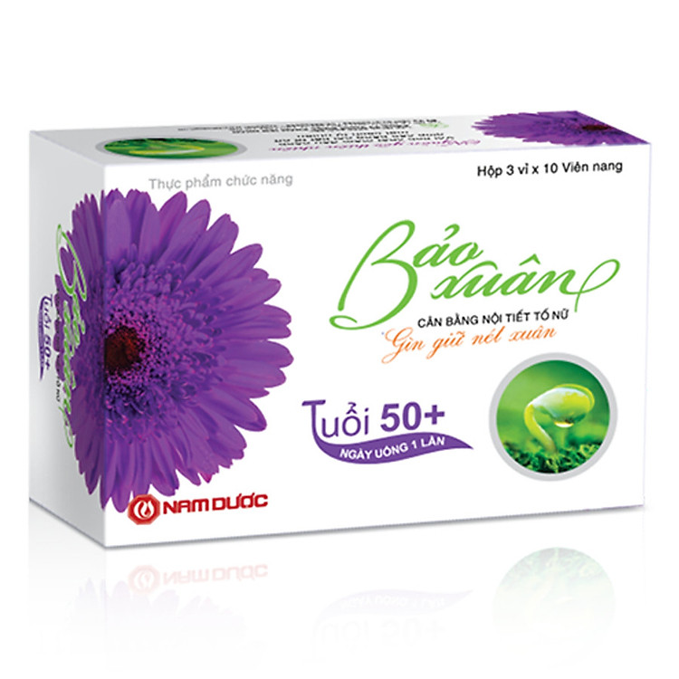 Thực phẩm chức năng BẢO XUÂN TUỔI 50+ dạng hộp 30 viên