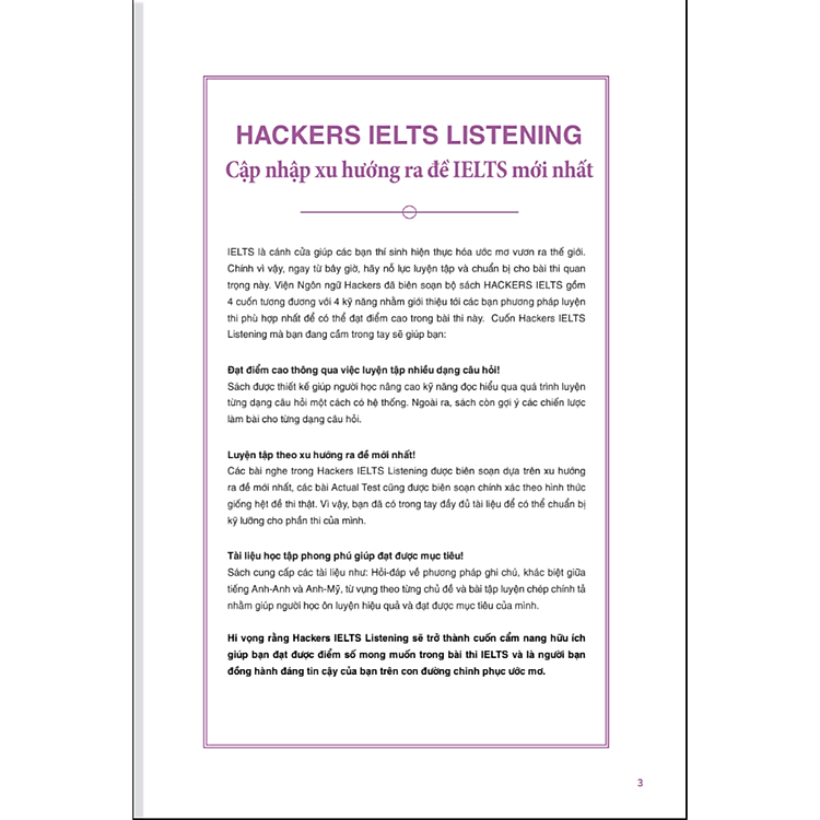 Hackers IELTS Listening (Tái bản) - Ảnh 3