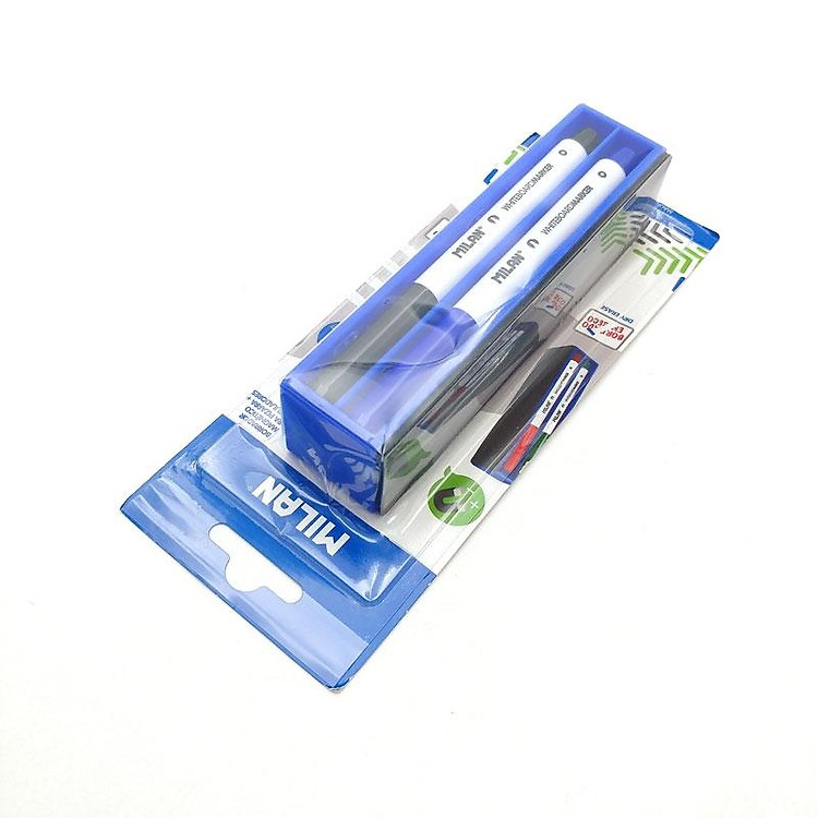 Bộ Bút Lông + Bôi Bảng Nam Châm Milan BWM10402 - Ảnh 3