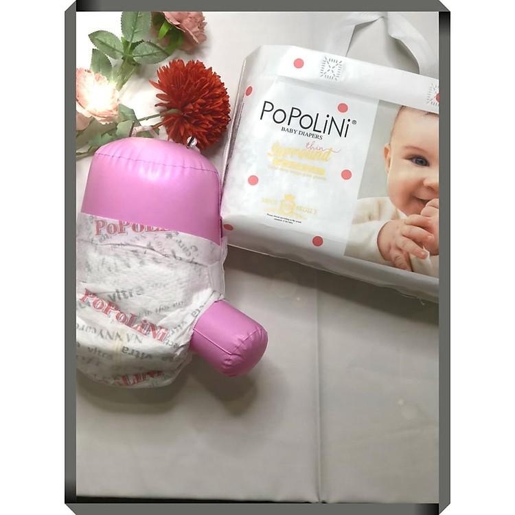 Combo 6 bịch tã dán POPOLINI newborn Chính hãng Tiết kiệm