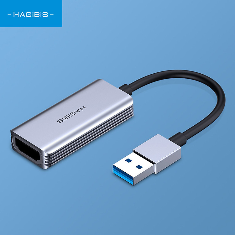 Hagibis Video Capture Card USB 3.0 4K 1080P HDMI-Compatible Video Game Grabber Record for Live Broadcast/Screen