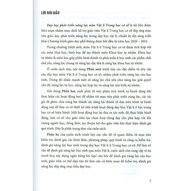 Dạy Học Phát Triển Năng Lực Môn Vật Lí Trung Học Cơ Sở - Ảnh 6