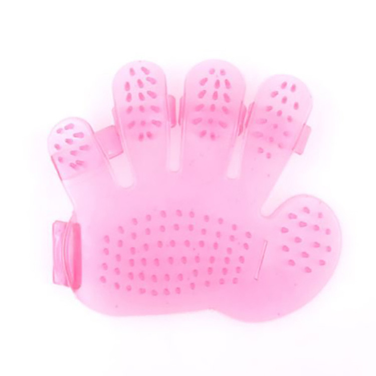 Găng tay tắm mát sa chó mèo loại nhỏ tay nữ (màu ngẫu nhiên)
