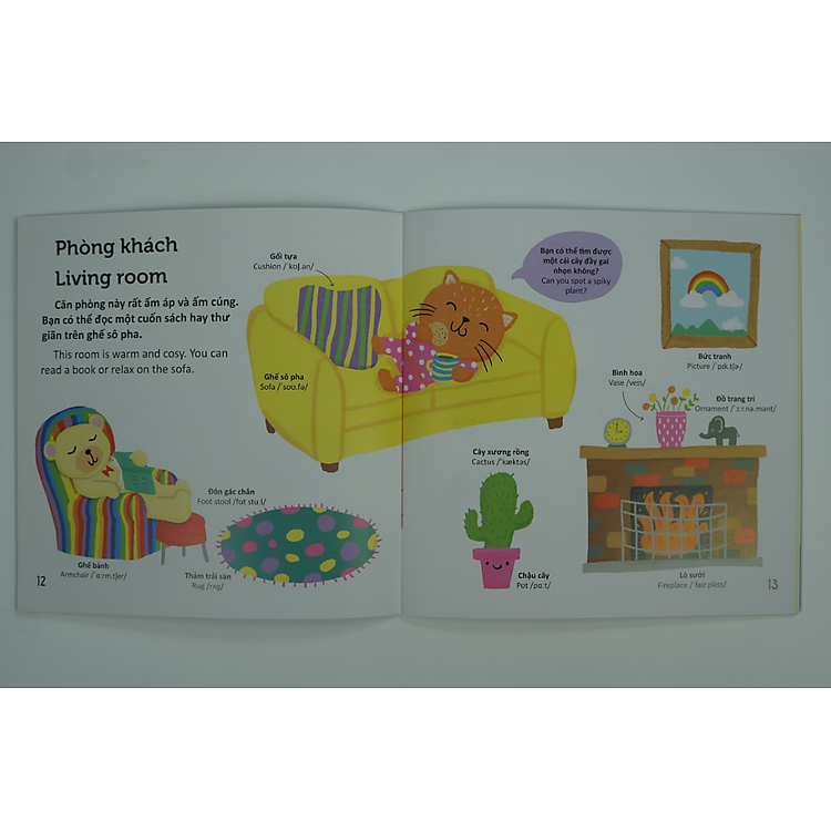 Thư viện từ vựng đầu đời cho bé - ở nhà - At home! - Ảnh 2