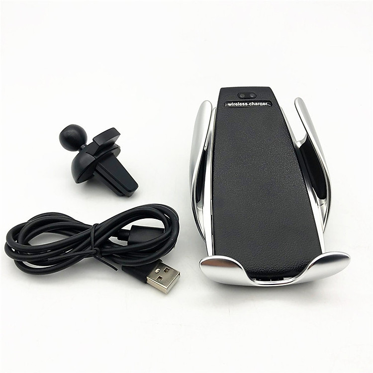 Giá đỡ điện thoại trên ô tô kiêm sạc không dây