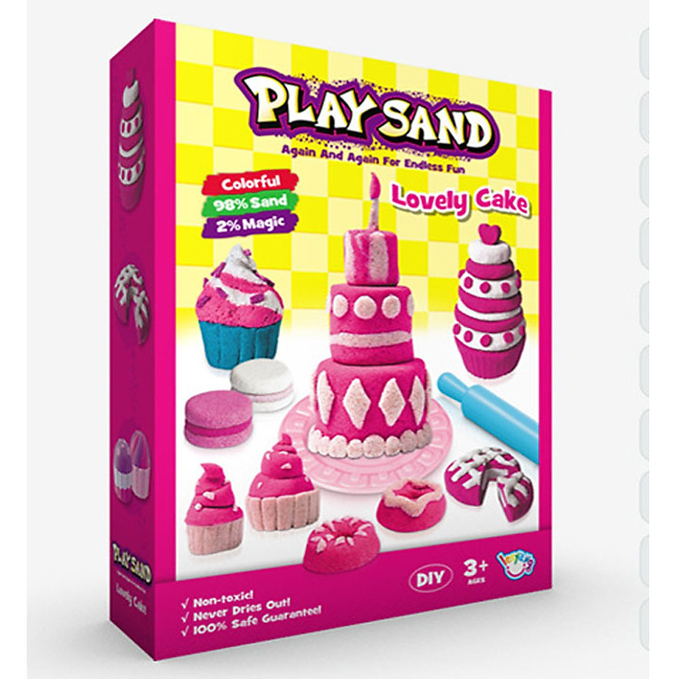 Đồ Chơi Cát Động Lực Bánh Sinh Nhật