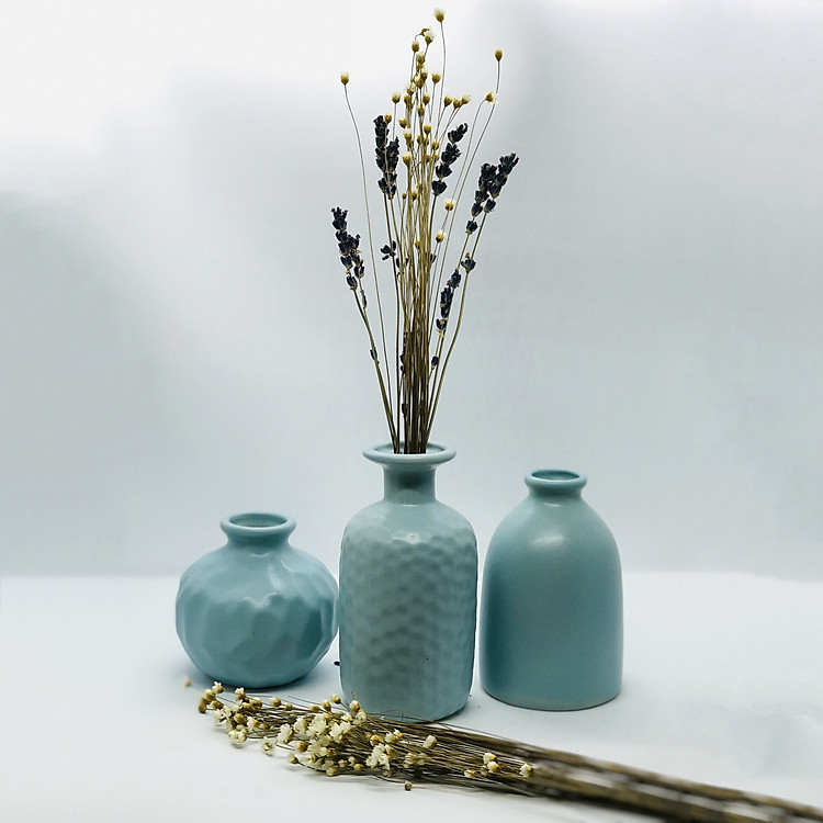Set 3 Lọ hoa gốm sứ cao cấp