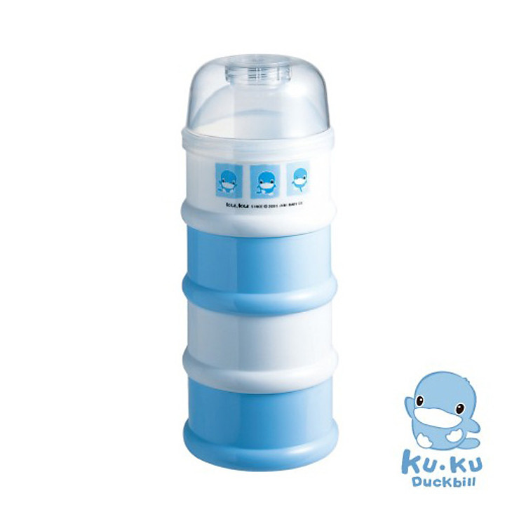 Hộp Chia Sữa KuKu Duckbill 4 Ngăn Chính hãng Tiết kiệm - Hình ảnh 2