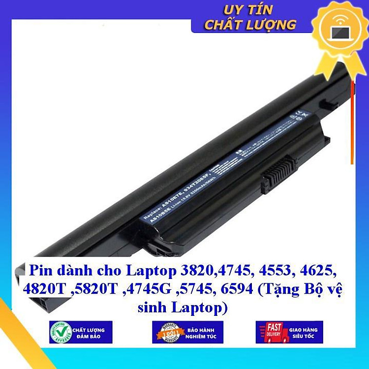 Pin dùng cho Laptop 3820 4745 4553 4625 4820T 5820T 4745G 5745 6594 - Hàng Nhập Khẩu MIBAT109