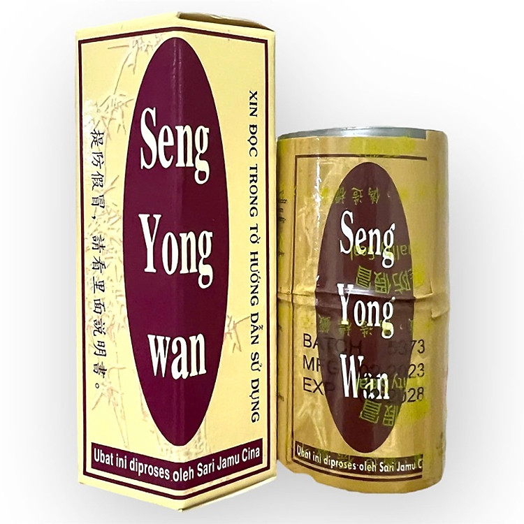Viên uống tăng cân Seng Yong Wan ( Sâm Nhung Hoàn ) - Loại xịn - Hỗ trợ ăn ngon, ngủ ngon, da dẻ hồng hào xuất xứ Malaysia - Hộp 20 viên - Mã số 1469
