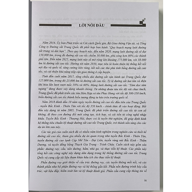 Công Nghệ Xây Dựng Đường Sắt Cao Tốc Trung Quốc (Tập 1) - Ảnh 7