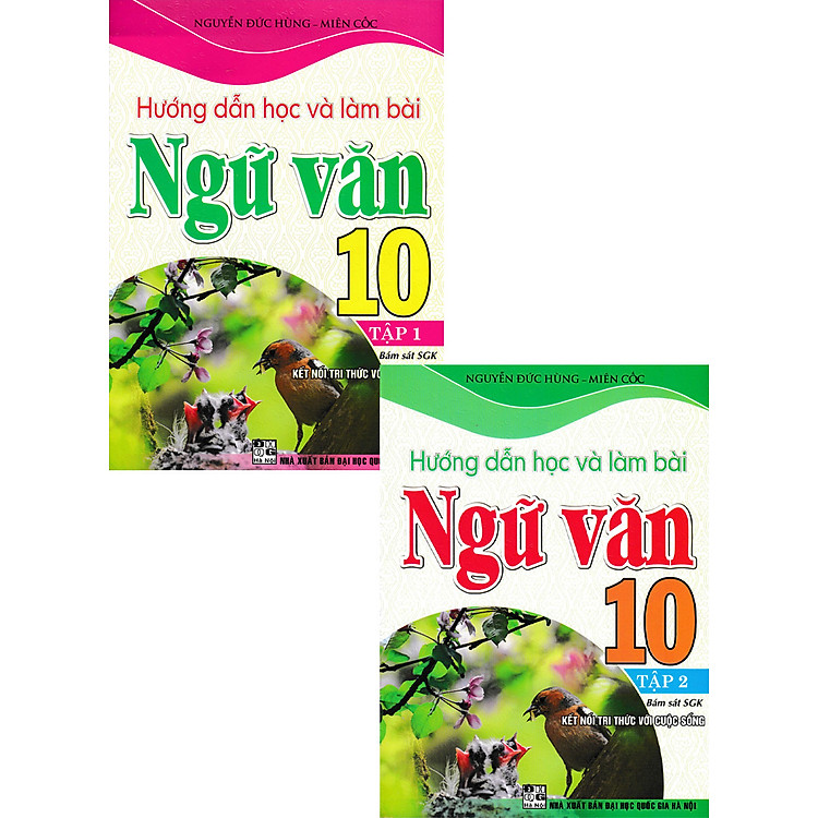 Combo Hướng Dẫn Học Và Làm Bài Ngữ Văn 10 - Tập 1 + Tập 2 (Bám Sát SGK Kết Nối Tri Thức Với Cuộc Sống) (Bộ 2 Cuốn) _HA
