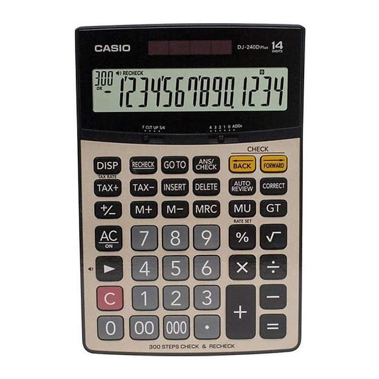 Máy Tính Casio DJ 240D-W-DP Plus - Ảnh 2