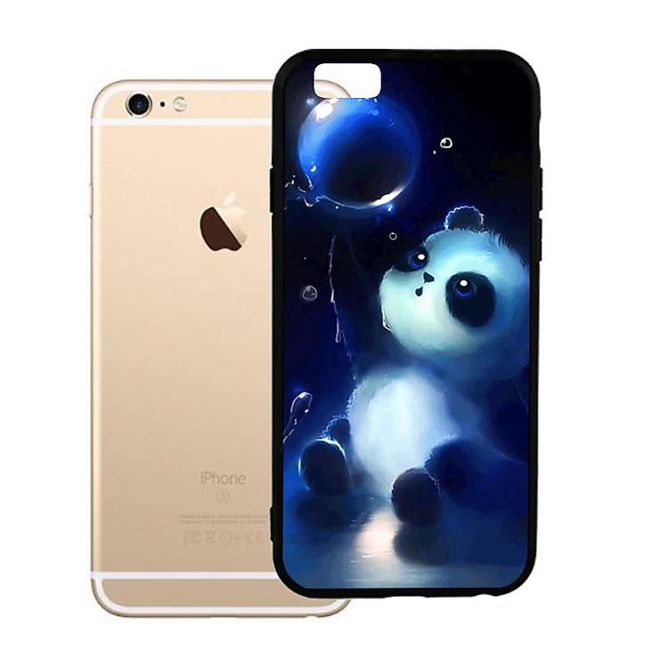 Ốp lưng viền TPU cho Iphone 6 Plus - Panda