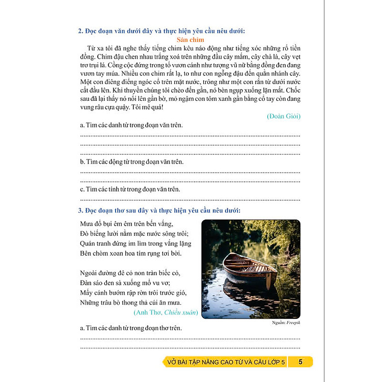 Vở Bài Tập Nâng Cao Từ và Câu 5 - Kết Nối Tri Thức - Ảnh 2