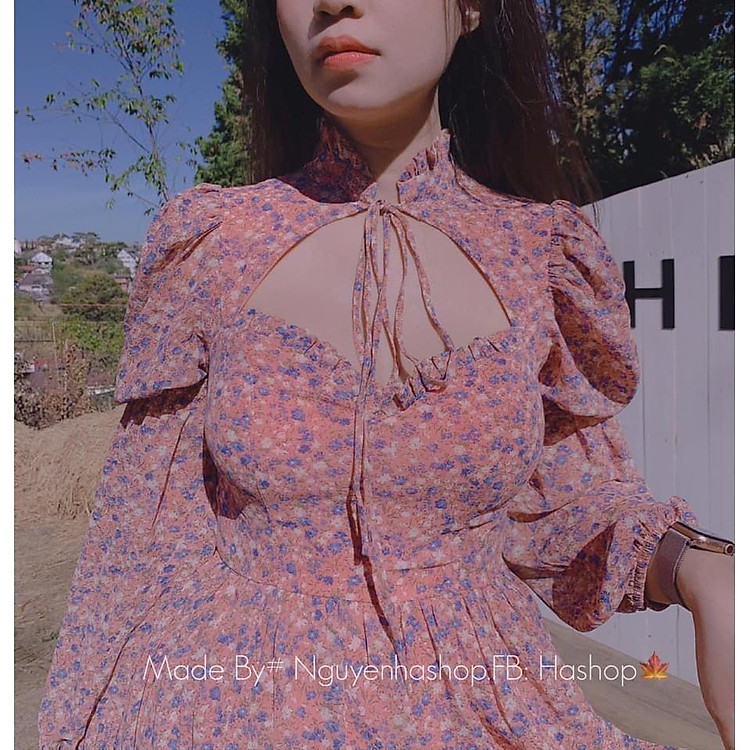 Rập giấy đầm cổ chân tay phồng mã 1252 (BẢN VẼ) - Ảnh 2