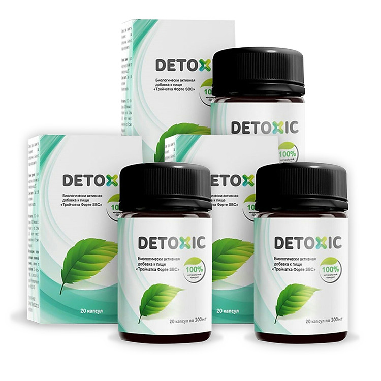 Combo 3 hộp thực phẩm bảo vệ sức khỏe hỗ trợ tiêu hóa Troychatka Forte SBC - Detoxic