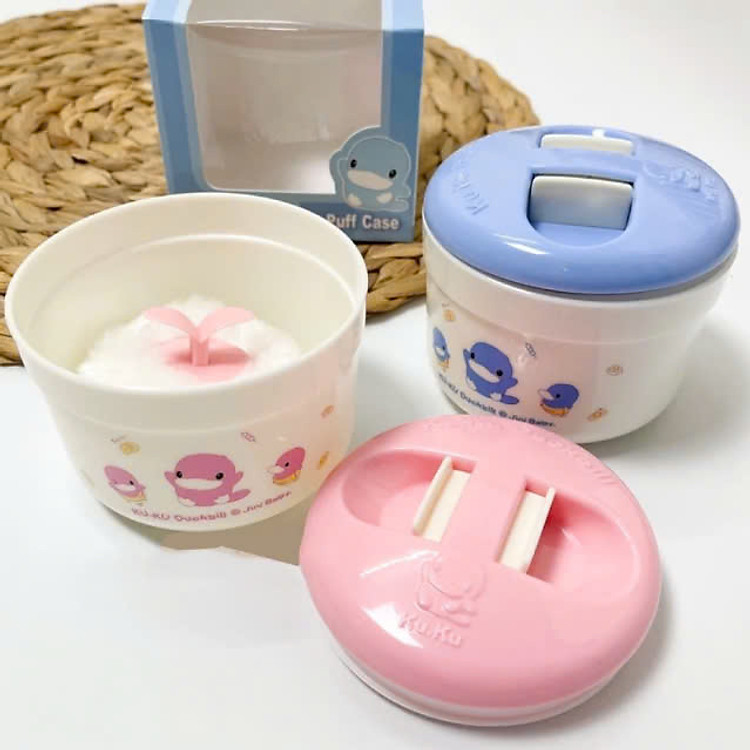 Mua Hộp Đựng Phấn Rôm Kuku KU5345 - Xanh Chính hãng Ưu đãi - Hình ảnh 3