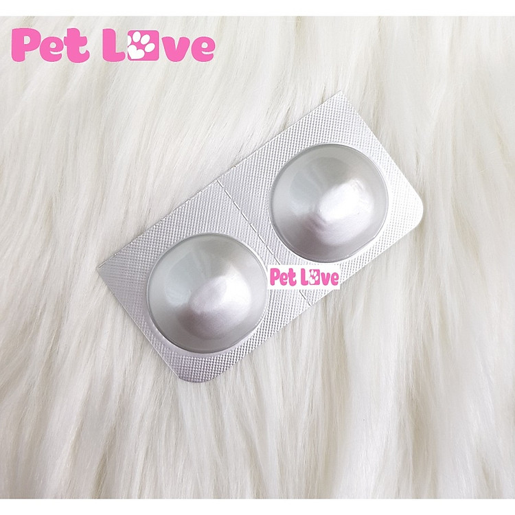 2 viên Drontal tẩy giun sán trên mèo