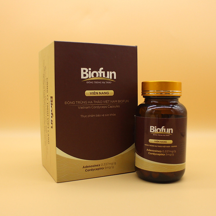 Thực phẩm chức năng bảo vệ sức khỏe Viên nang đông trùng hạ thảo Việt Nam Biofun
