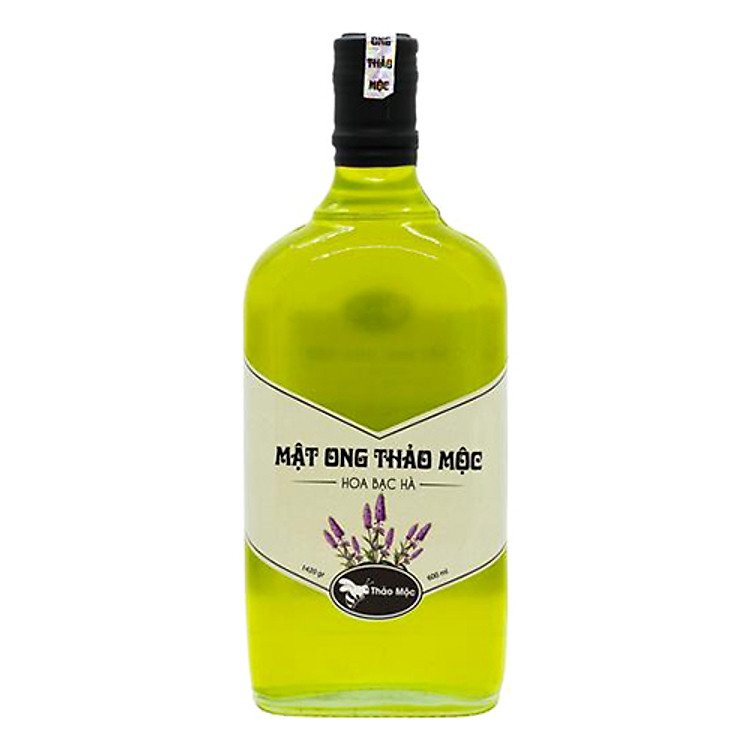 Mật Ong Hoa Bạc Hà Thảo Mộc Loại Đặc Biệt (Chai 600ml)