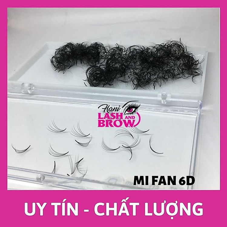Lông Mi Fan Tay Sẵn 6D LMFT Hani chân keo nhỏ