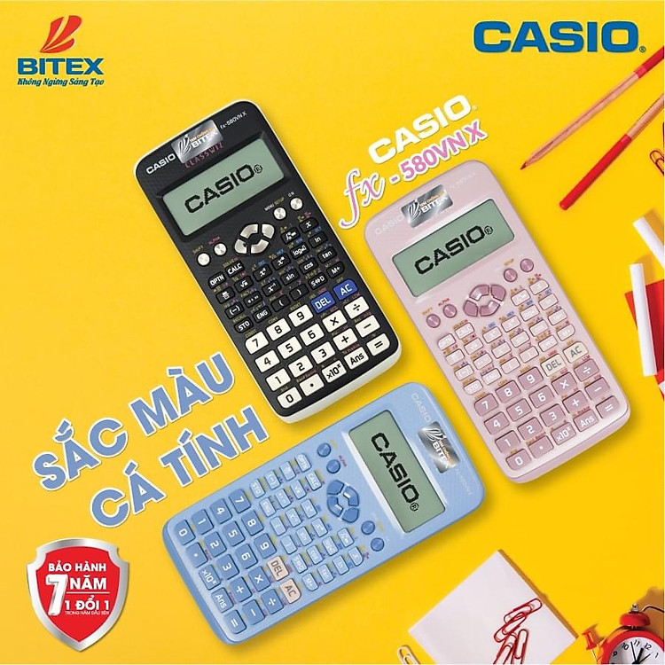 Máy Tính Khoa Học Casio FX-580VN X (sắc màu mới) - Ảnh 2