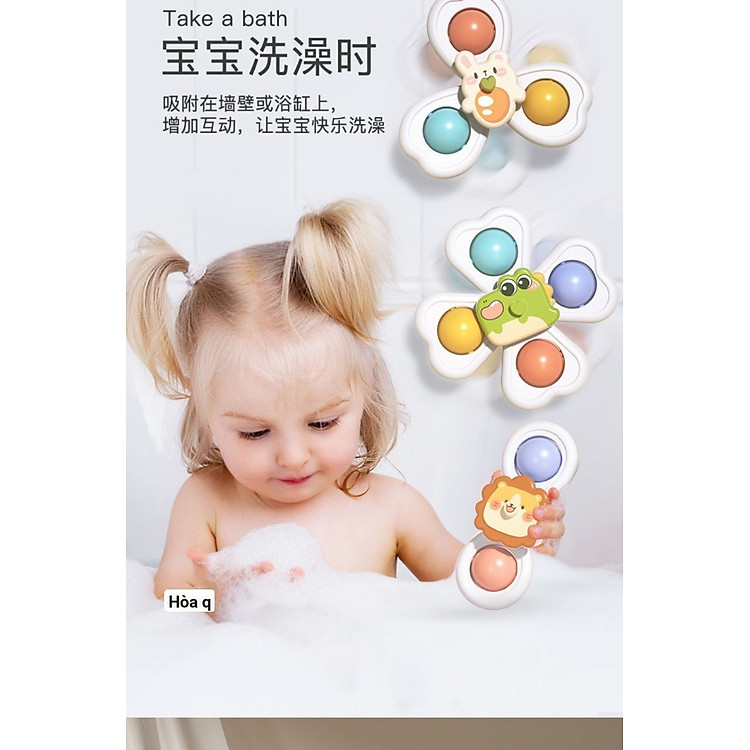 Set 3 Con Quay Dán Tường Ngộ Nghĩnh Chính hãng Ưu đãi - Hình ảnh 4