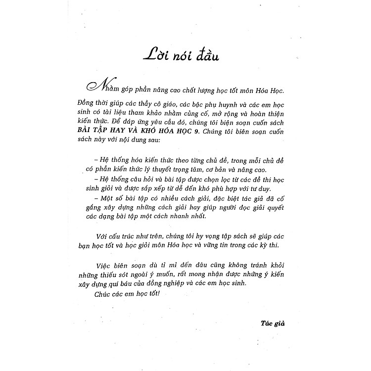 Bài Tập Hay Và Khó Hóa Học 9 (Tái Bản 2020) - Ảnh 5