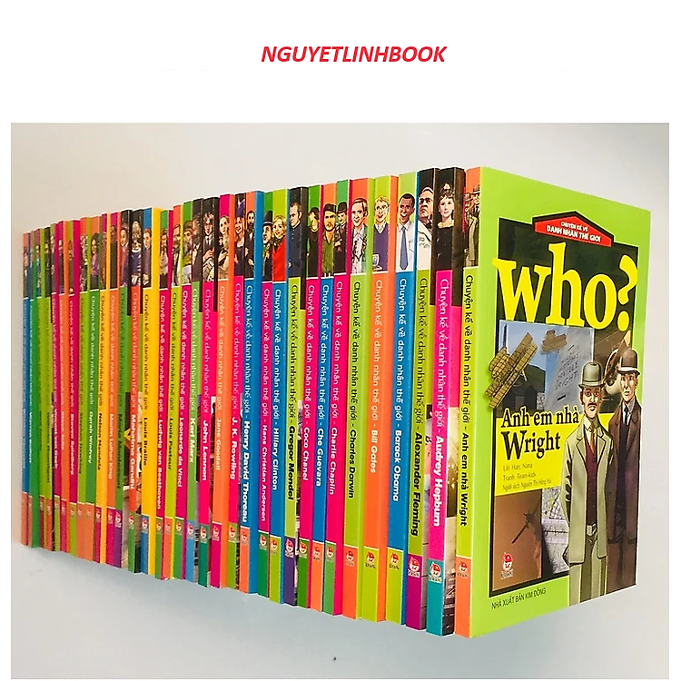Sách - Who? Chuyện kể về danh nhân thế giới (Trọn bộ 40 cuốn) Sách xịn tại Nguyetlinhbook