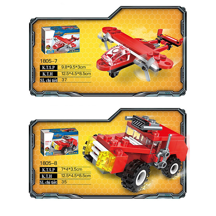 Đồ Chơi Lắp Ráp ENLIGHTEN 8IN1 Cho Bé Chính hãng Ưu đãi - Hình ảnh 5