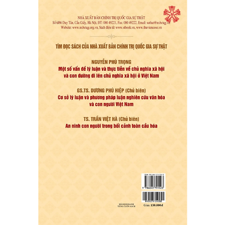 Một số vấn đề lý luận và thực tiễn về bảo đảm an ninh con người ở Việt Nam hiện nay (bản in 2023) - Ảnh 2