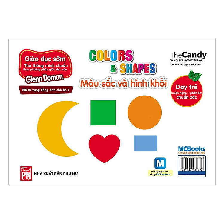 Flashcard Dạy Trẻ Theo Phương Pháp Glenn Doman - Màu Sắc Và Hình Khối (Kèm Sử Dụng App)