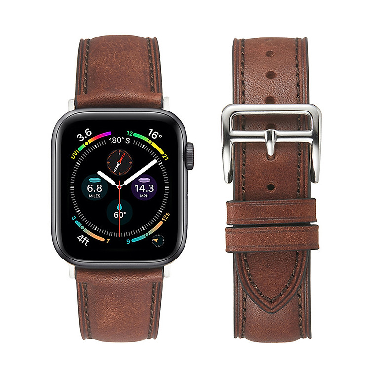 Dây Da Classic Italia Leather Dành Cho Apple Watch - Hàng Chính Hãng