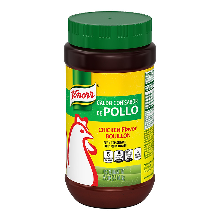 Bột nêm Gà Knorr Chicken Flavor Bouillon 1.14 Kg - Nhập khẩu Mỹ