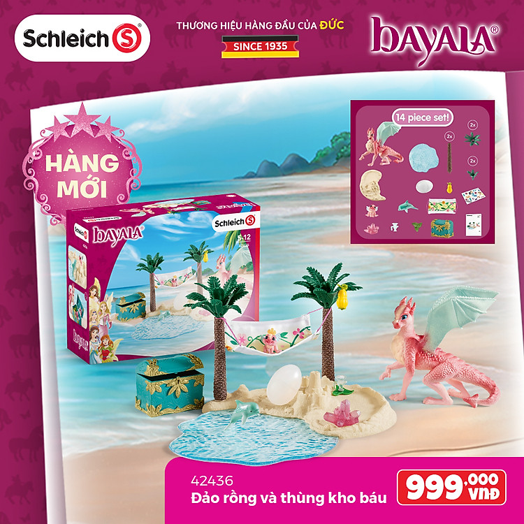 Mua Đồ Chơi Mô Hình SCHLEICH Đảo Rồng Chính hãng Tiết kiệm - Hình ảnh 2