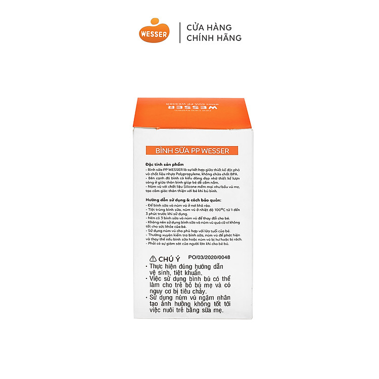 Mua Bình sữa cổ hẹp Wesser 60ml Uy tín Ưu đãi - Hình ảnh 4