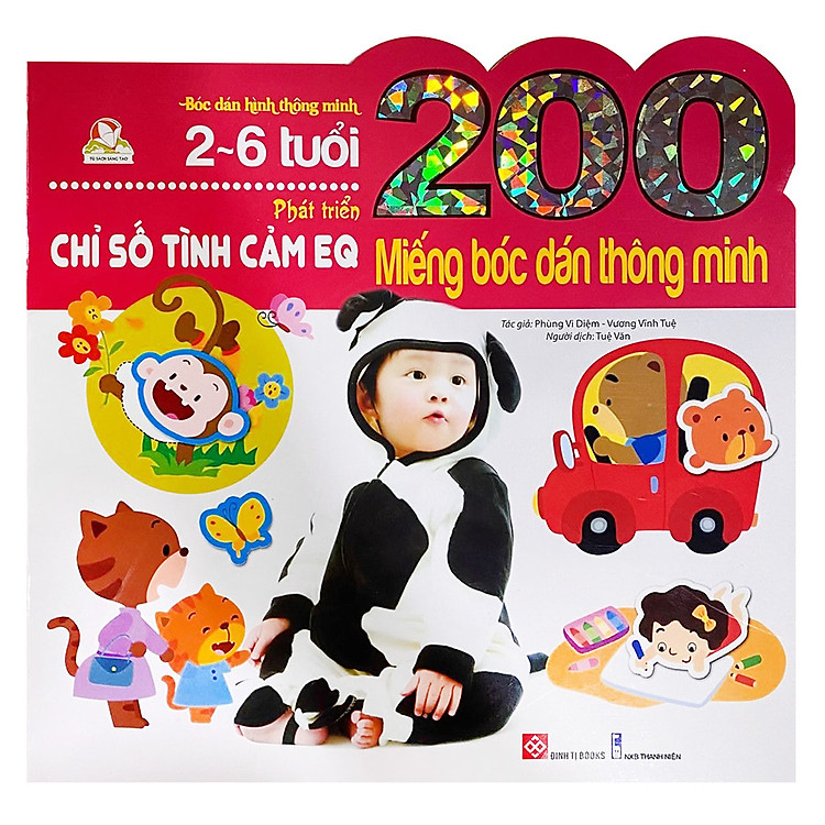 200 Miếng Bóc Dán Thông Minh – Phát Triển Chỉ Số Tình Cảm EQ (2-6 Tuổi) – Tái Bản