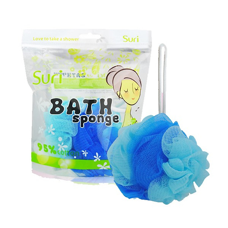 Bông tắm Suri 95% COTTON E322