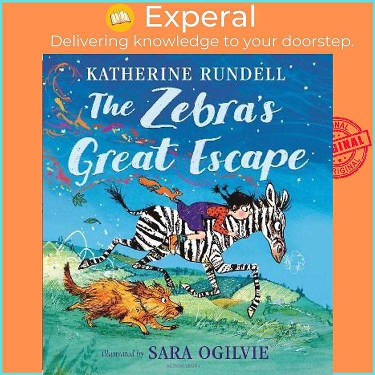 Sách - The Zebra's Great Escape by Katherine Rundell,Sara Ogilvie (UK edition, hardcover)