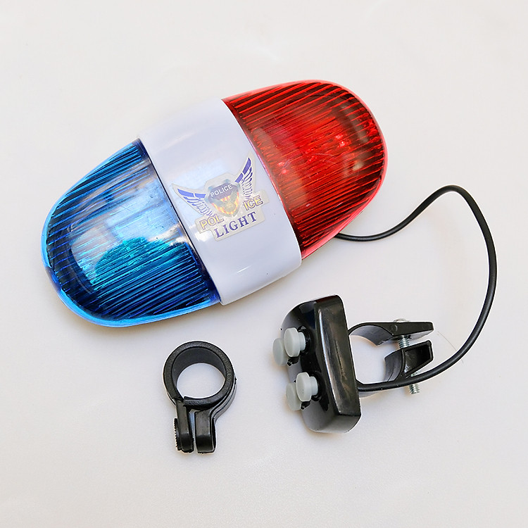 Còi hú xe đạp POLICE, có đèn chớp