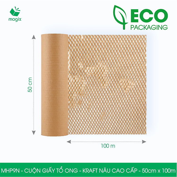 Cuộn Giấy Tổ Ong Chống Sốc MHP9N (50cm x 100m) - Ảnh 3